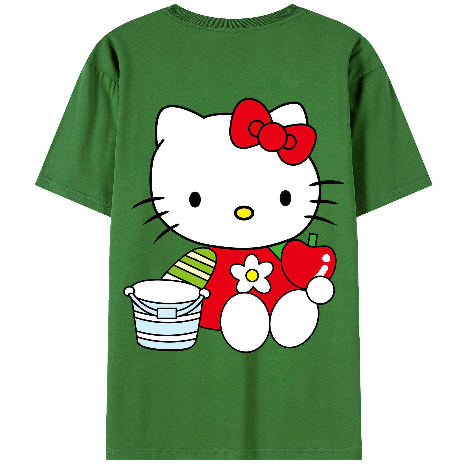 （画像用） Hello Kitty ハローキティ レディース半袖Tシャツ(バックプリント)